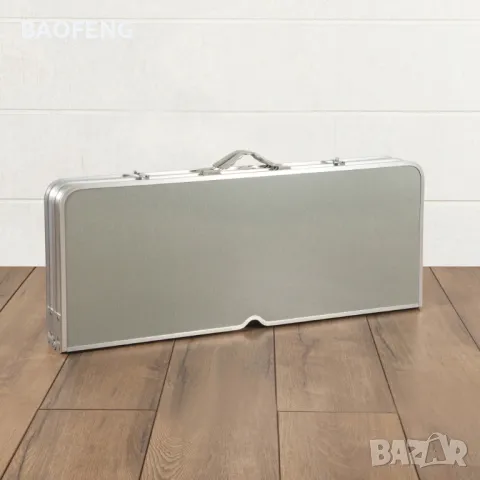 Нови от ВНОСИТЕЛ Алуминиева сгъваема маса с 4 стола за пикник ,85x67x67 см тип куфар., снимка 6 - Къмпинг мебели - 50098519