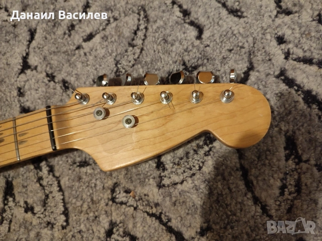 Винтидж 70’s S-Style електрическа китара – 3-позиционен ключ, възможно японско OEM производство, снимка 3 - Китари - 53598597