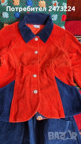 Детски костюм от кадифе , снимка 6 - Детски комплекти - 38208990