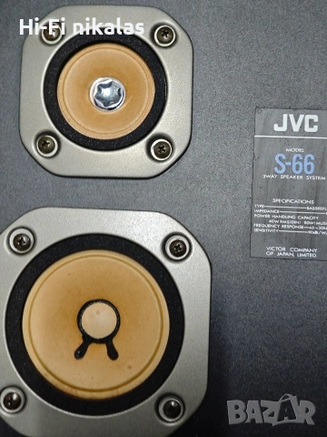 стерео Hi-Fi тонколони JVC S-66B (за части), снимка 5 - Тонколони - 53371993