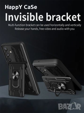 Samsung Galaxy A14 A34 A54 / RING CARD SLOT Удароустойчив кейс, снимка 6 - Калъфи, кейсове - 40295036
