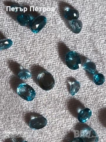 циркон- комплект- естествен- 22.25 ct, снимка 1