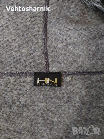 Дамско сиво пончо размер S/М, снимка 6 - Палта, манта - 43253575