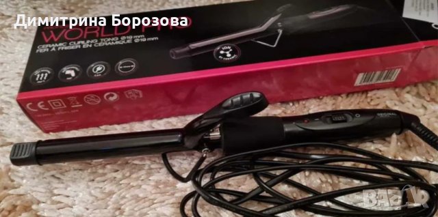 Маша за коса Original World Pro , 19 мм. (за афро къдрици), снимка 3 - Маши за коса - 43862912