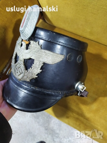 Рядка стара немска каска/шапка, снимка 9 - Антикварни и старинни предмети - 53590085