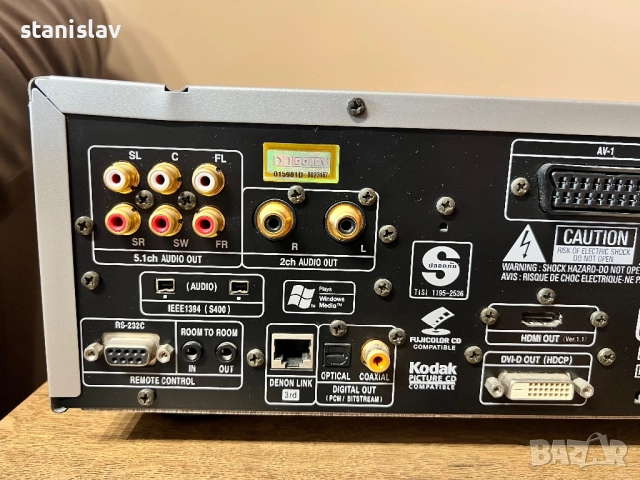Denon DVD-3910 + оригинално ДУ, снимка 7 - Аудиосистеми - 52636975