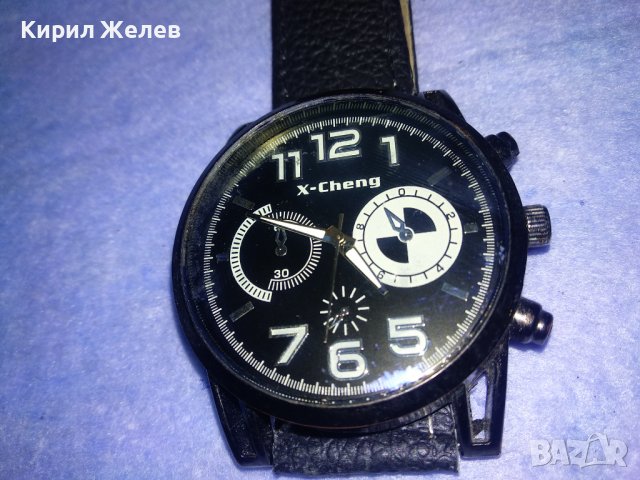 X-CHENG КВАРЦОВ ФЕШЪН МОДЕЛ РЪЧЕН ЕФЕКТЕН ЧАСОВНИК с КАИШКА 35279, снимка 11 - Мъжки - 40432431