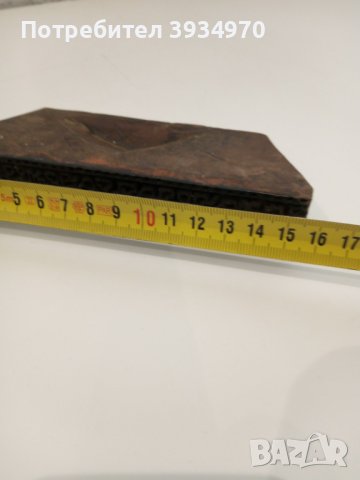 Стар дървен печат за възрожденска щампа, снимка 7 - Антикварни и старинни предмети - 43652989