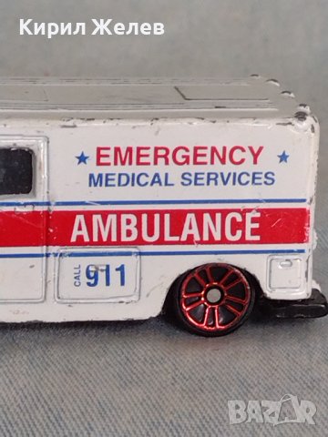 Метална количка MADE IN CHINA стара рядка линейка за КОЛЕКЦИЯ ДЕКОРАЦИЯ 37677, снимка 6 - Колекции - 40704856