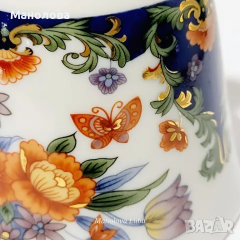 Японска порцеланова камбанка Eiwa Kinsei 栄和謹製, в стил Imari. , снимка 5 - Колекции - 49188680