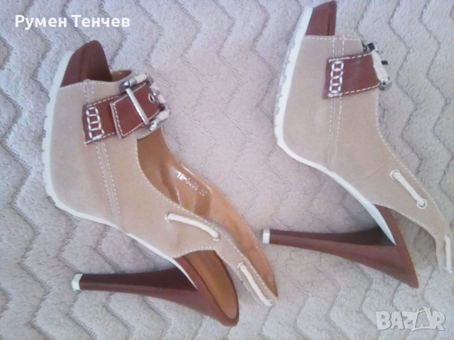 Дамски летни обувки. Много добро състояние. , снимка 6 - Дамски елегантни обувки - 53280274