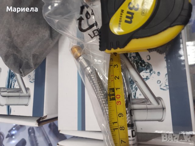 Немски смесител за мивка с дълга лебедка долен монтаж , кухненски смесител ниска лебедка, снимка 11 - ВИК - 37919758