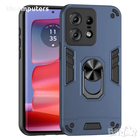 Motorola Edge 50 Pro 5G Удароустойчив Ring Holder2 Калъф и Протектор, снимка 2 - Калъфи, кейсове - 49916633