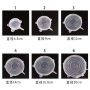 Комплект от 6 броя силиконови капаци за храна , снимка 6