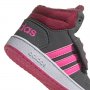 НАМАЛЕНИЕ!!!Бебешки спортни обувки ADIDAS Hoops Тъмно сиво с розови акценти, снимка 6
