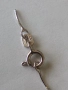 Сребърна карабинка закопчалка 43963, снимка 2