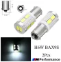 2 броя Нови габарити BAX9S с 10 LED диода крушка H6W-DC 12 V габаритни крушки фарове дневни светлини, снимка 1