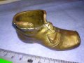 Старинна КОЛЕКЦИОНЕРСКА МЕДНА РЕТРО ОБУВКА Ръчна МАЙСТОРСКА ИЗРАБОТКА - Декоративна ОБУВЧИЦА 41389, снимка 15