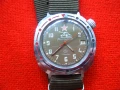 Стар милитъри мъжки ръчен часовник Восток Командирские , снимка 1