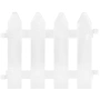 Декоративна ограда за цветя и тревни площи 20x15 cm, комплект 10бр, Бял 351004-BI, снимка 9