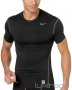 Nike Pro Combat - страхотна мъжка тениска КАТО НОВА УМАЛЕНА, снимка 1 - Тениски - 37147237