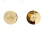 Златни обеци Versache 5,99гр. 14кр. проба:585 модел:20282-1, снимка 4