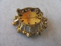 Брошка Бохемия, шлифовани полускъпоценни камъни, снимка 3