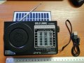 Радиоприемник FM/AM, Bluetooth, SD card, USB, фенер, соларно зареждане, снимка 1
