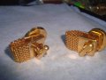 ДВЕ ЕДИНИЧНИ СТАРИ ПОЗЛАТЕНИ ВИНТИДЖ БУТОНЕЛИ РЯДЪК МОДЕЛ 22903, снимка 5