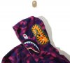 Блуза с качулка суичър суетшърт BAPE A Bathing Ape Purple Camo M L XL лилав, снимка 3