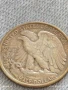 Рядка монета HALF DOLLAR USA 1946г. за КОЛЕКЦИОНЕРИ 42540, снимка 11