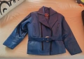 Кожени якета син , снимка 1