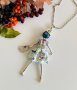 Дълго колие/гердан с висулка "Кукла", снимка 7