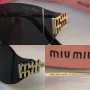Miu 2024 дамски слънчеви очила елипса 3 цвята, снимка 4