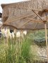 Плетени чадъри тип макраме за градина, плаж, ресторант или бийч бар, снимка 4