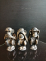 Тройка статуетки маймуни - не чух, не видях, не знам , снимка 2