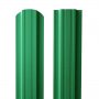 Метални профили (летви) GELESMETAL за ограда, Цвят Зелена мента, 600мм