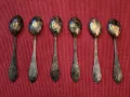 Винтидж посребрени лъжички за чай, СССР. , снимка 7