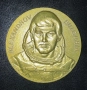 Плакет Александров вторият български космонавт, бронз, снимка 3