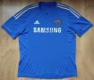 Chelsea / ADIDAS - мъжка футболна тениска на ЧЕЛСИ, снимка 1 - Спортни дрехи, екипи - 43352668