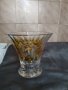 кристална ваза бохемия арт деко, снимка 1 - Антикварни и старинни предмети - 32498396