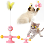Забавна и възпитателна въртяща се играчка за котки.
Цветове: розов,жълт и оранжев, снимка 2