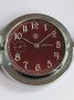 Джобен часовник Молния бордо циферблат СССР , снимка 1 - Антикварни и старинни предмети - 43876896