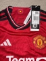 Нова детска футболна тениска на Manchester United Home Shirt 2023/24, снимка 4
