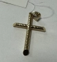 Златен кръст 1.14гр., снимка 2