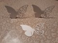 Пръстени за салфетки - различни модели на пеперуди, снимка 3