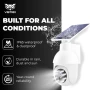 Vistrix соларна LED охранителна лампа и макетна CCTV камера с PIR сензор, IP65, снимка 6
