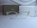 Dior прозрачни слънчеви,диоптрични рамки очила за компютър, снимка 3