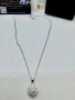 Сребърно колие с мойсанит (диамант)1 карат, снимка 7