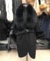 Дамско луксозно палто кашмир вълна и лисица код 145, снимка 1 - Палта, манта - 35166356